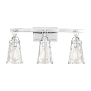 Albany 3-Light Bathroom Vanity Light in Polished Chrome