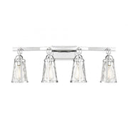Albany 4-Light Bathroom Vanity Light in Polished Chrome