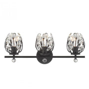 Moreno 3-Light Bathroom Vanity Light in Matte Black