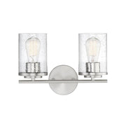 Marshall 2-Light Bathroom Vanity Light in Polished Chrome