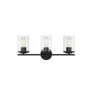 Marshall 3-Light Bathroom Vanity Light in 
Matte Black