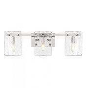 Genry 3-Light Bathroom Vanity Light in Polished Nickel