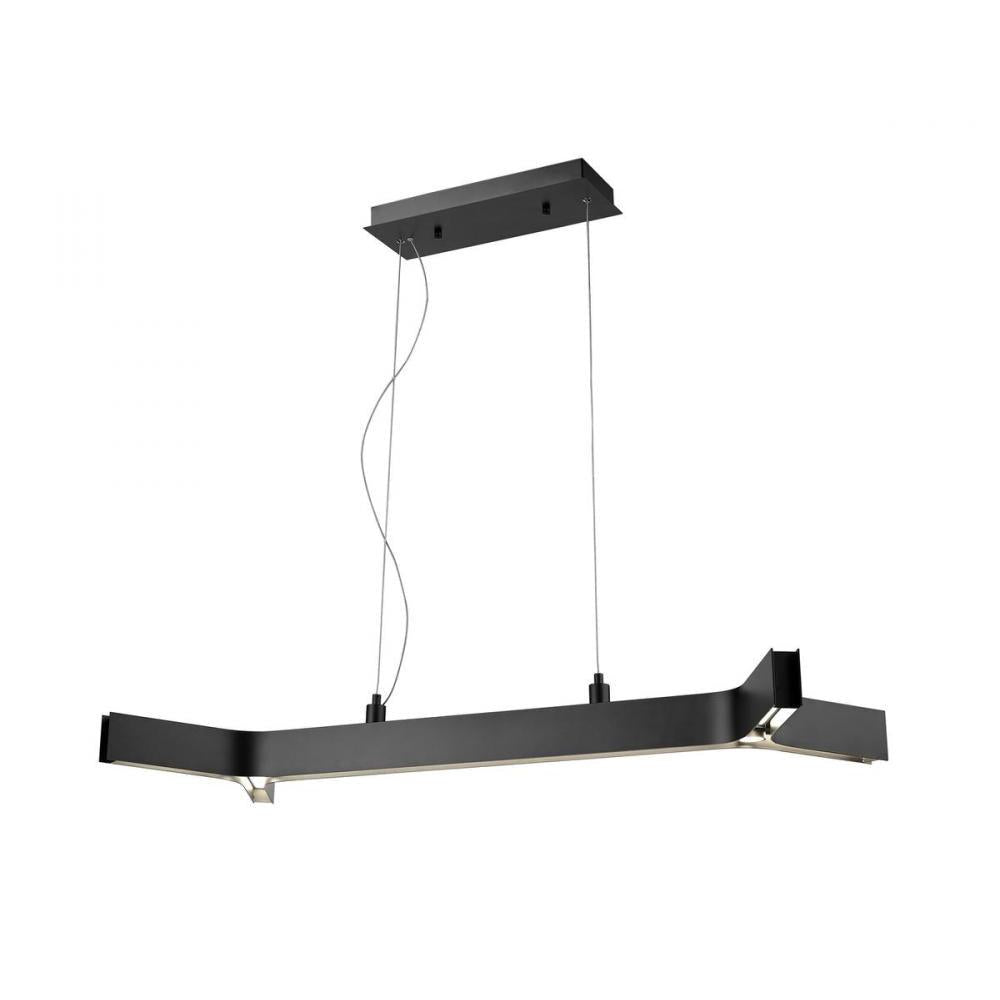 1 Light Linear Chandelier