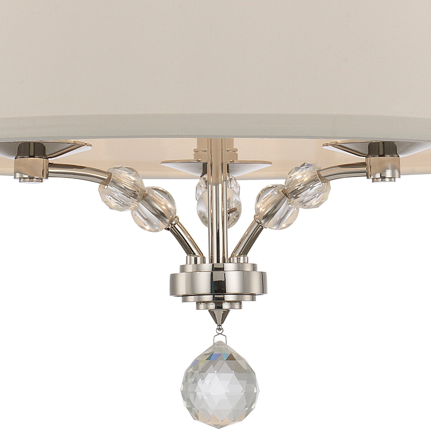 Crystorama Mirage 8005-PN – 18 Inch – 3 Light – Chandelier – Polished Nickel – Dry Rated
