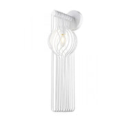 1 Light Wall Sconce-Gloss White