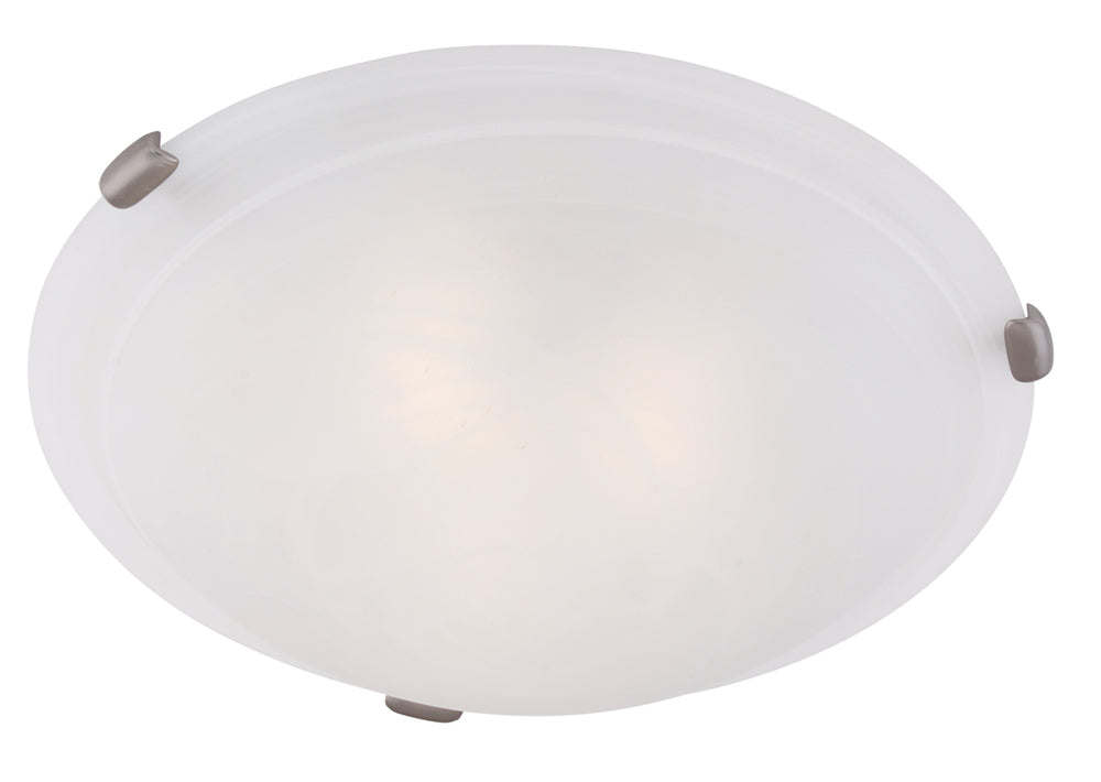 Livex Lighting OASIS 8013-91 Flush Mount Contemporary - Brushed Nickel