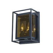 2 Light Wall Sconce-Smoke