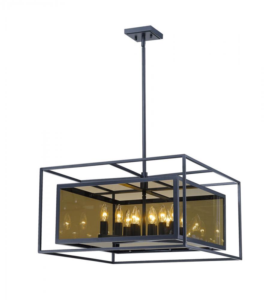 Z-Lite Lighting 802P24-MC Chandelier Contemporary - Black