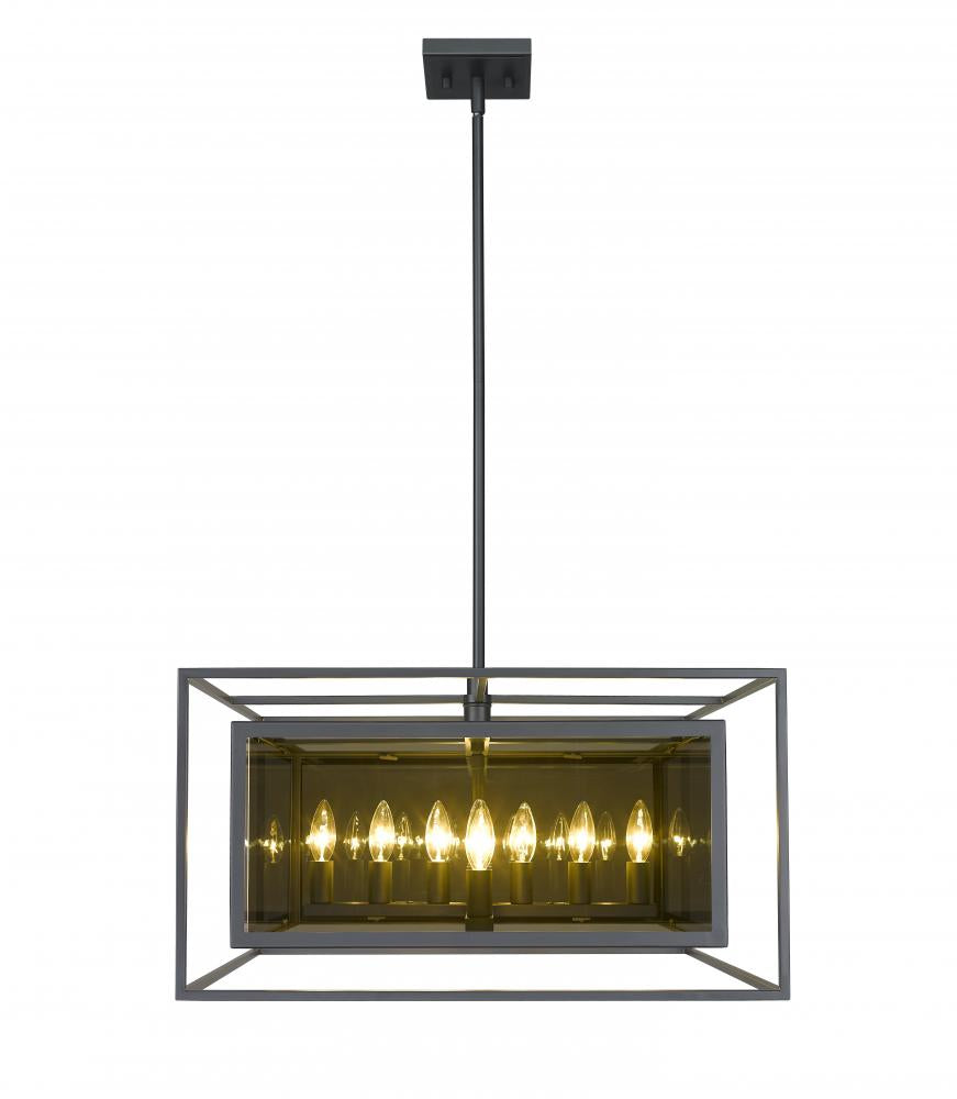 Z-Lite Lighting 802P24-MC Chandelier Contemporary - Black