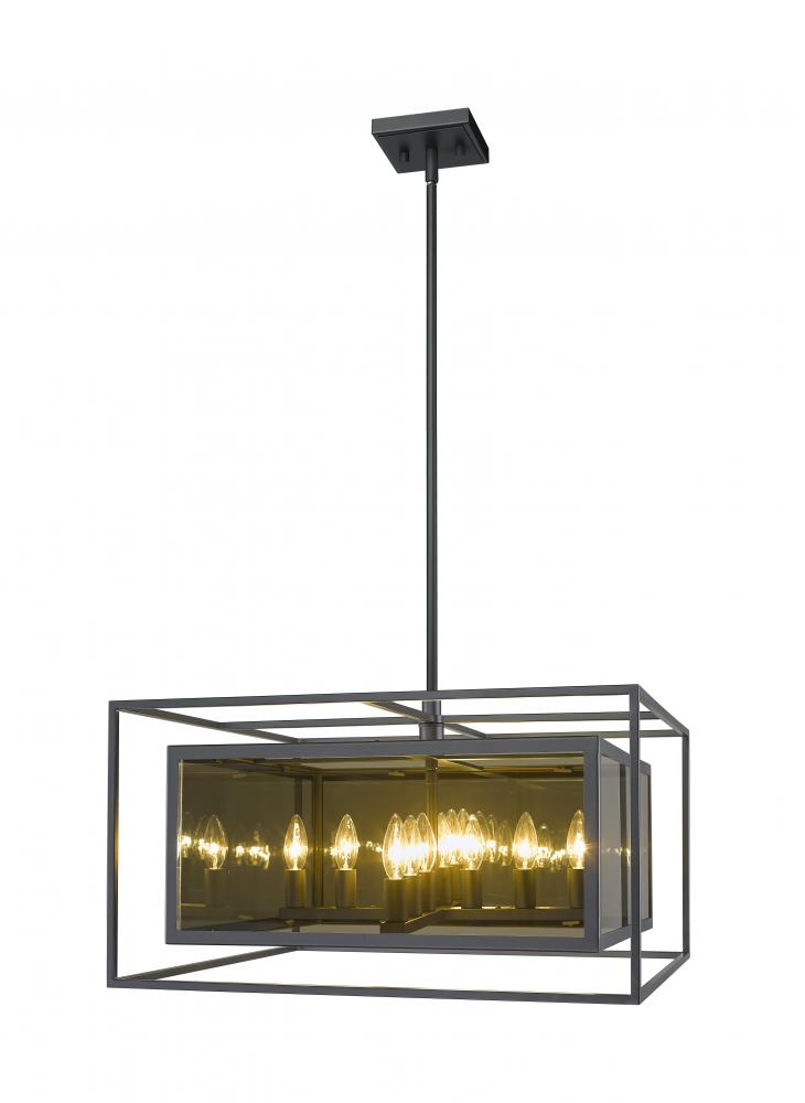 Z-Lite Lighting 802P24-MC Chandelier Contemporary - Black