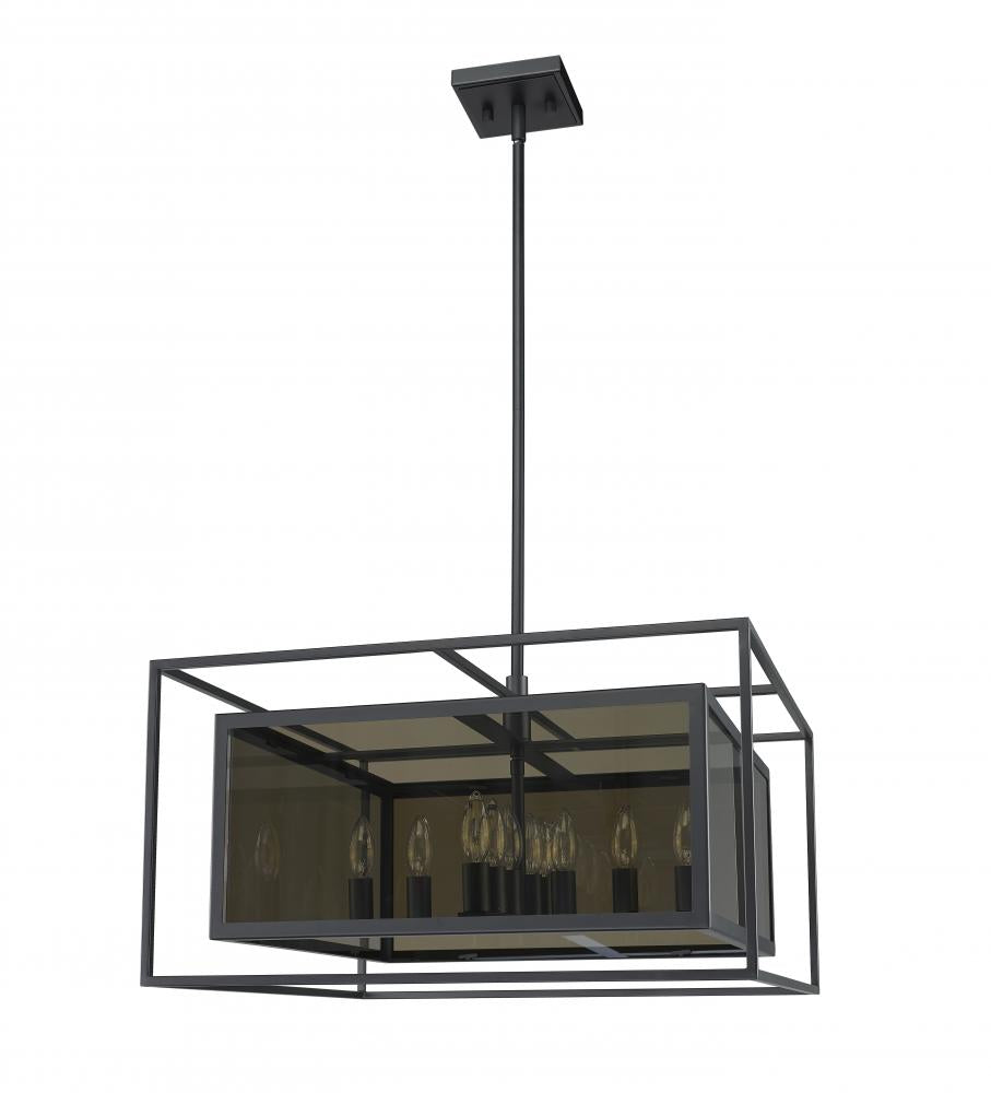 Z-Lite Lighting 802P24-MC Chandelier Contemporary - Black