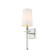 1 Light Wall Sconce-White