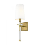 1 Light Wall Sconce-White