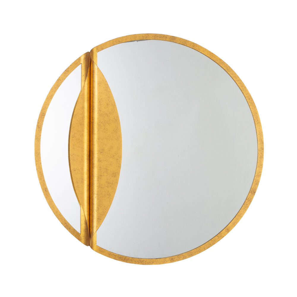 DIVISIO SPLIT  MIRROR – Oxidized Gold Leaf – 803905
