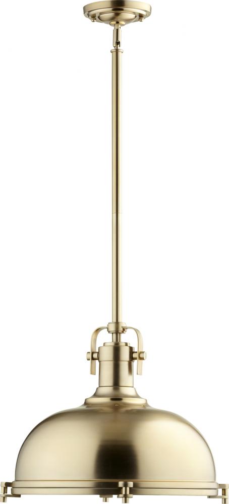 Quorum Lighting 804-17-80 Pendant Transitional - Aged Brass