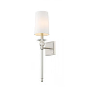1 Light Wall Sconce-White
