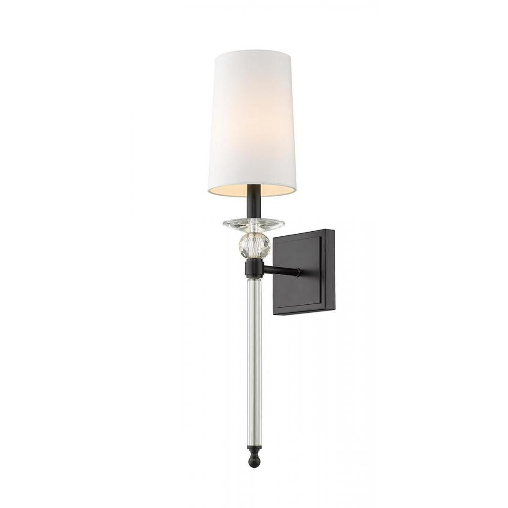 1 Light Wall Sconce-White