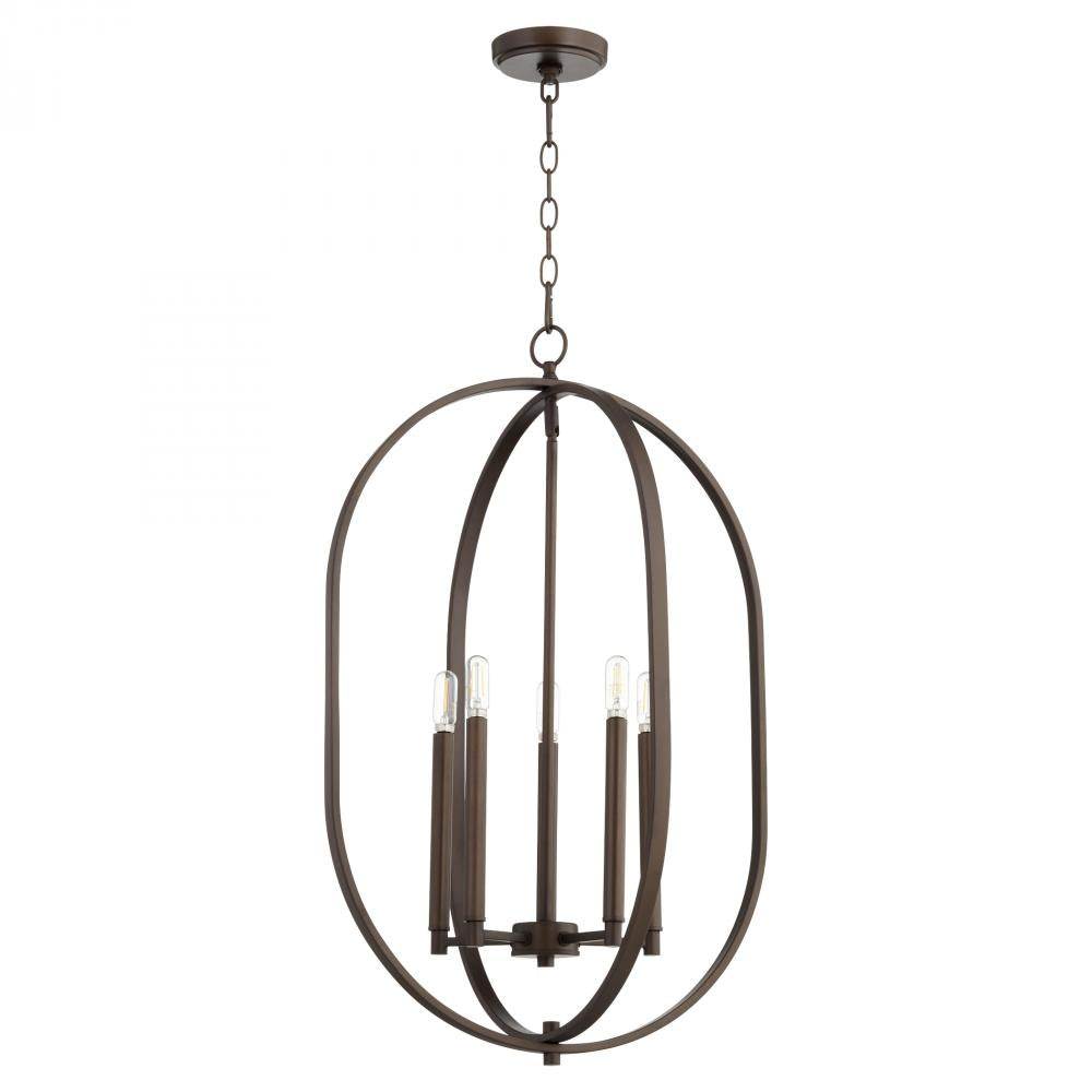 Quorum Lighting COLLINS 8044-4-86 Foyer Transitional - Oiled Bronze