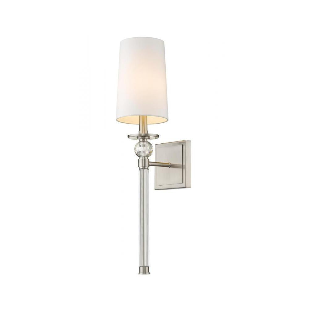 1 Light Wall Sconce-White