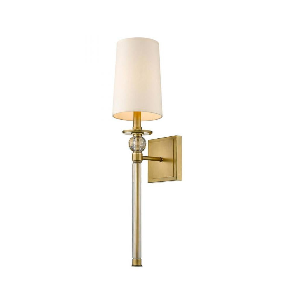 1 Light Wall Sconce-Beige