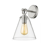 1 Light Wall Sconce-Clear
