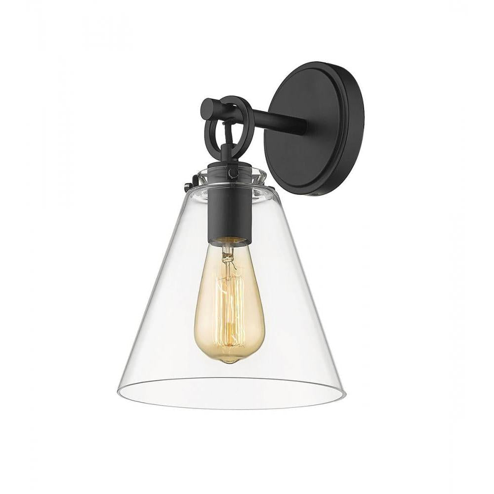 1 Light Wall Sconce-Clear