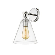 1 Light Wall Sconce-Clear