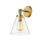 1 Light Wall Sconce-Clear