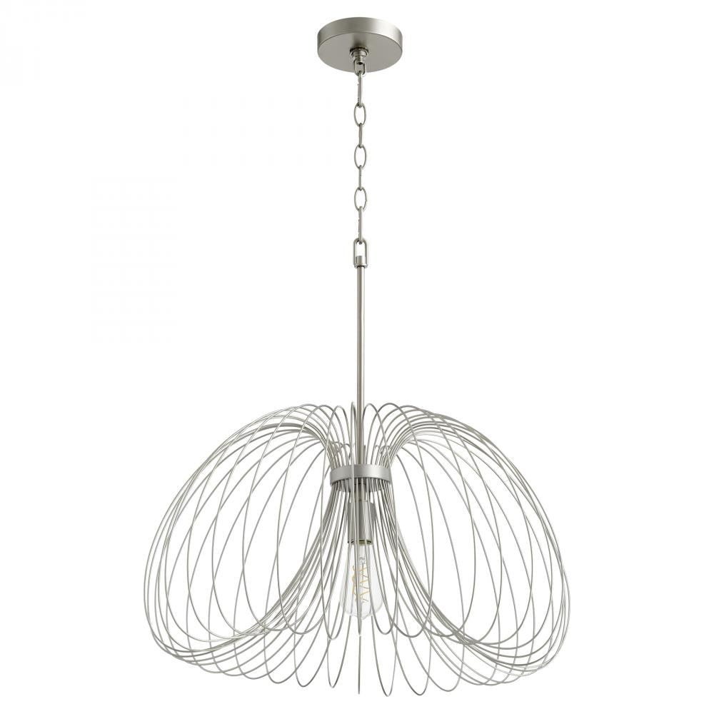 Quorum Lighting 806-24-63 Pendant Contemporary - Brushed Silver