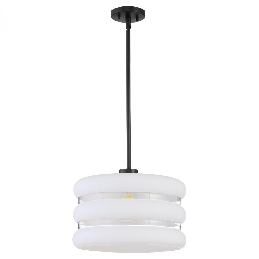 Quorum Lighting CASSINI 806-59 Pendant Contemporary - Matte Black