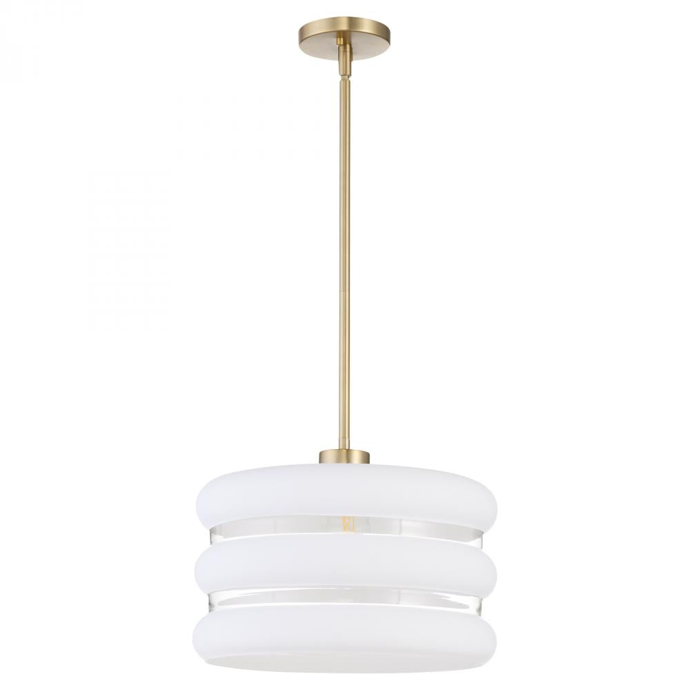 Quorum Lighting CASSINI 806-80 Pendant Contemporary - Aged Brass