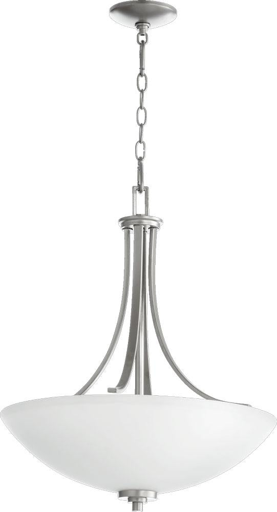 Quorum Lighting REYES 8060-4-64 Pendant Traditional - Classic Nickel