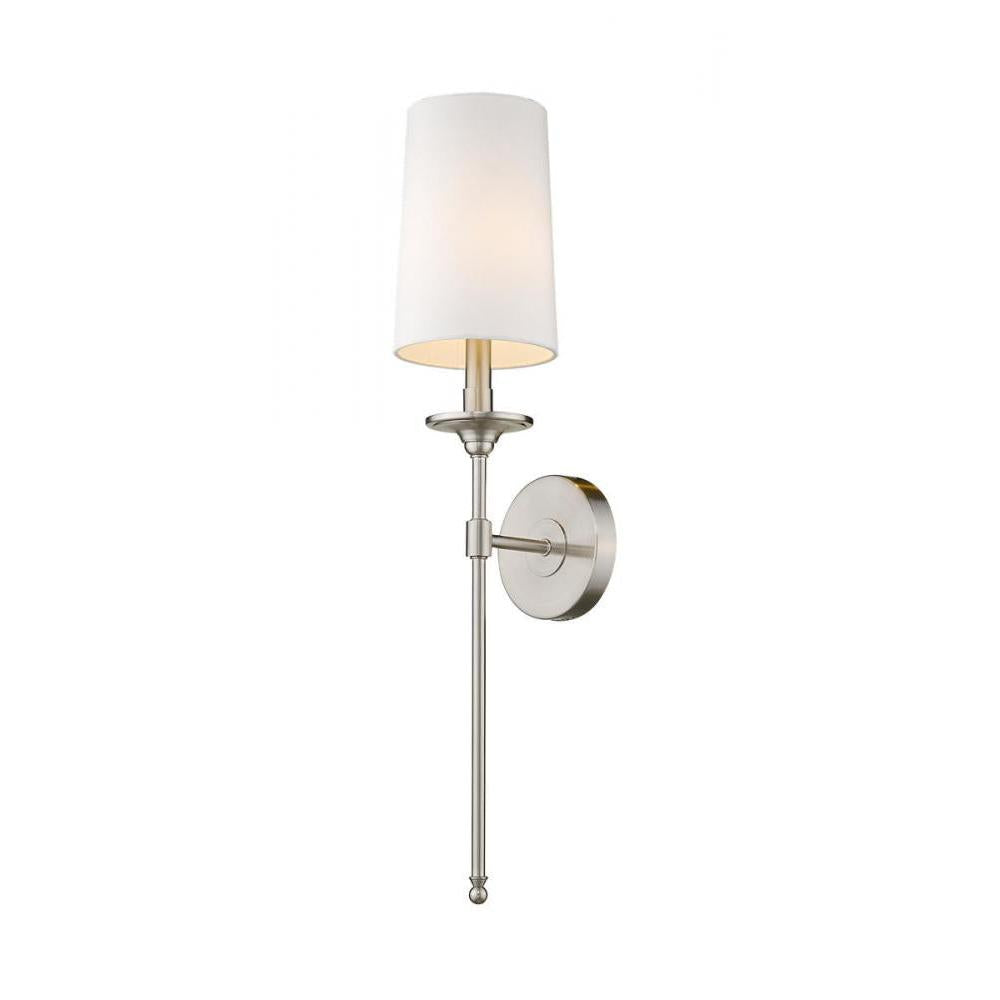 1 Light Wall Sconce-White