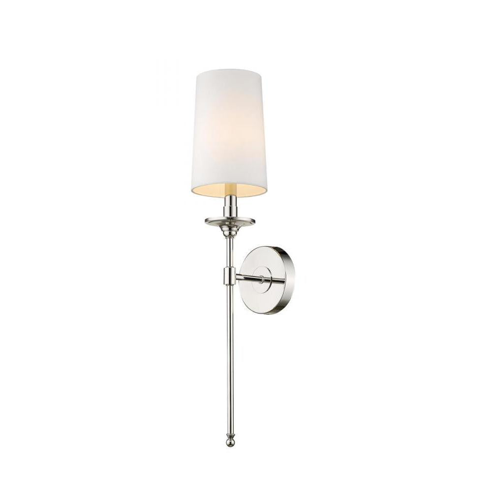 1 Light Wall Sconce-White