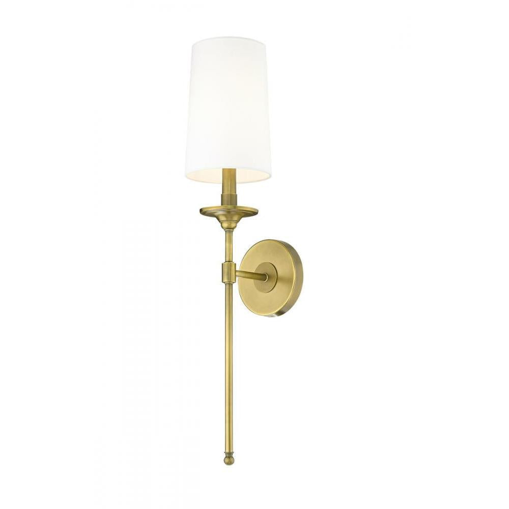 1 Light Wall Sconce-White