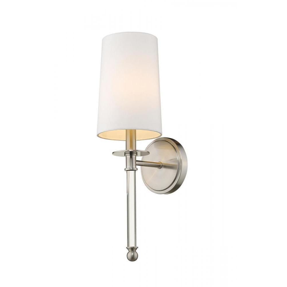 1 Light Wall Sconce-White