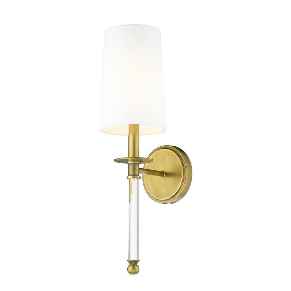 1 Light Wall Sconce-White