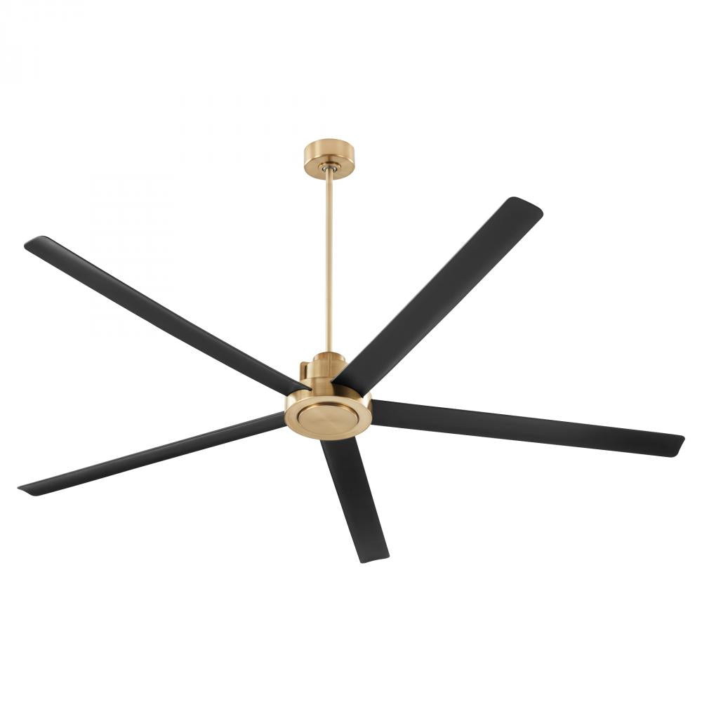 Quorum Lighting REVEL 80805-8059 Fan - Aged Brass