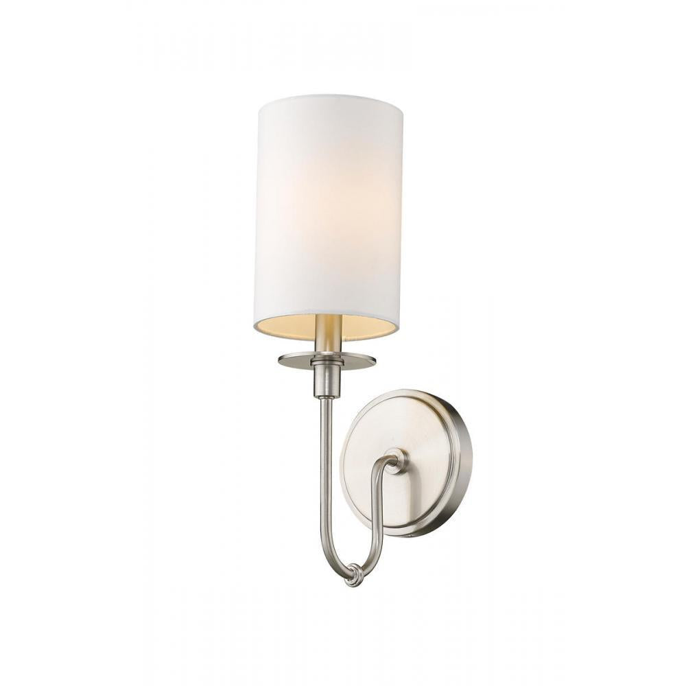 1 Light Wall Sconce-White