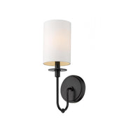 1 Light Wall Sconce-White