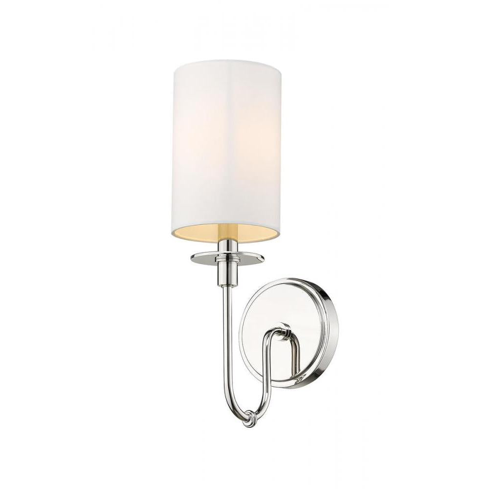1 Light Wall Sconce-White