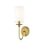 1 Light Wall Sconce-White