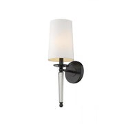 1 Light Wall Sconce-White