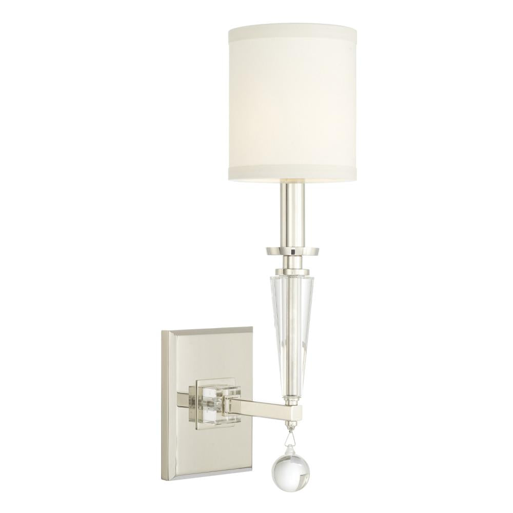 Crystorama PAXTON 8101-PN Sconce Modern - Polished Nickel