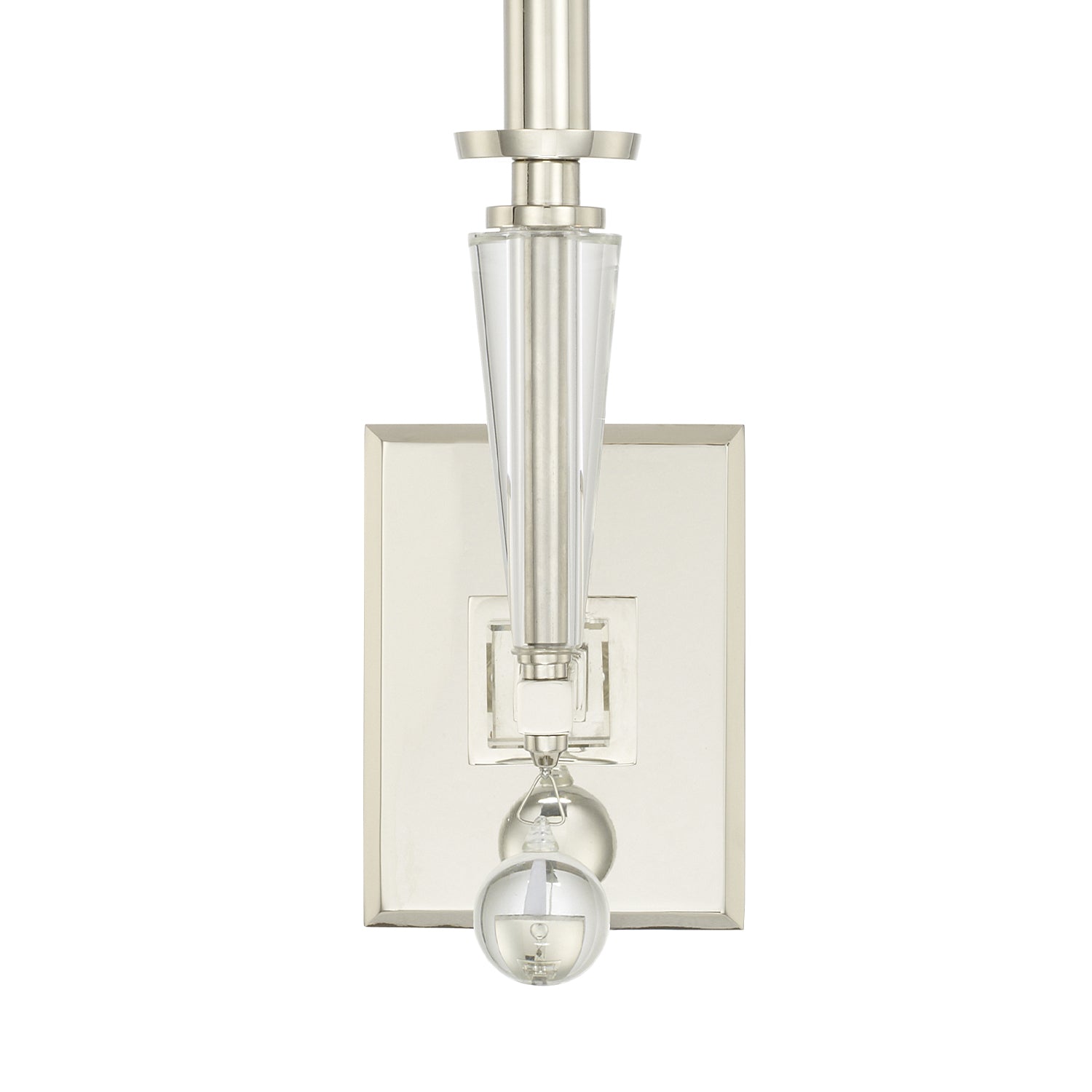 Crystorama Paxton 8101-PN – 5 Inch – 1 Light – Sconce – Polished Nickel – Dry Rated