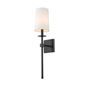1 Light Wall Sconce-White