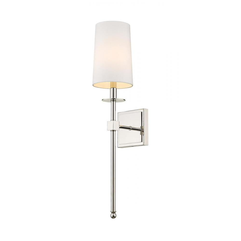 1 Light Wall Sconce-White