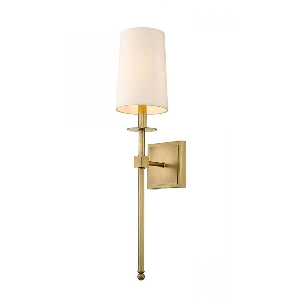 1 Light Wall Sconce-Beige