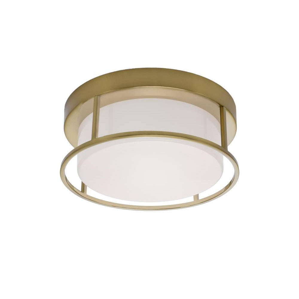 Toltec Company FLUSH MOUNTS 812-NAB-1 Flush Mount - Brass