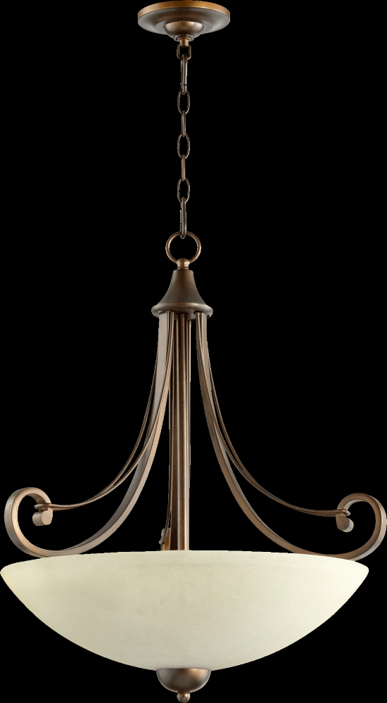 Quorum Lighting LARIAT 8131-4-86 Pendant Transitional - Oiled Bronze